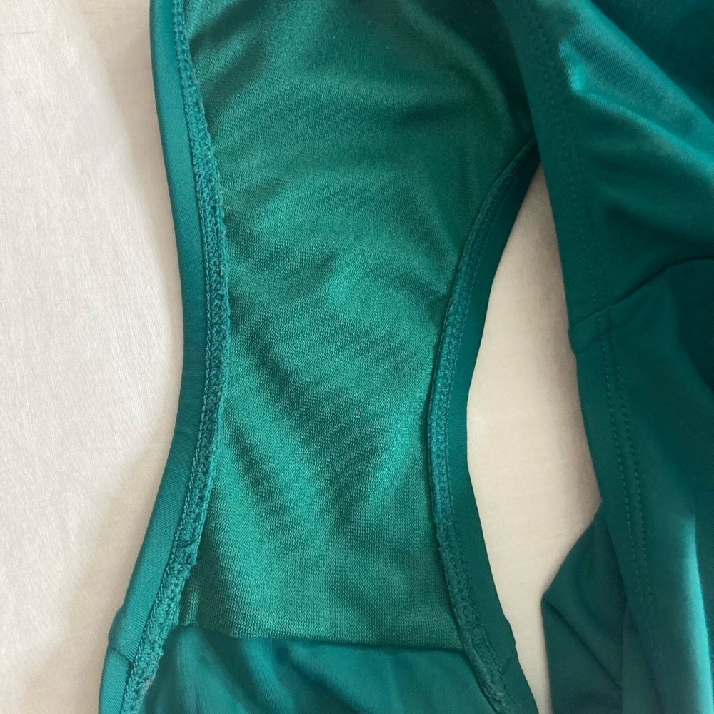 Bleu Rod Beattie Halter One-Piece Swimsuit Size 6 Forest Green - Picture 5 of 7